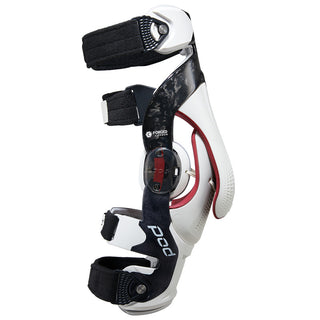POD K8 3.0 Motocross Protection Racing Right Knee Brace -  Carbon/White