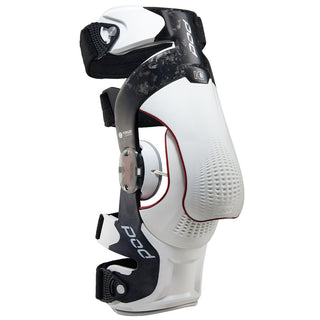 POD K8 3.0 Motocross Protection Racing Right Knee Brace -  Carbon/White