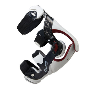 POD K8 3.0 Motocross Protection Racing Right Knee Brace -  Carbon/White