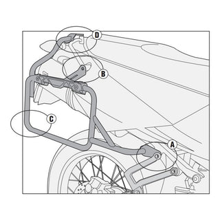 GIVI Pannier Frames - KTM 950/990 Adv 03-13 (CAM)
