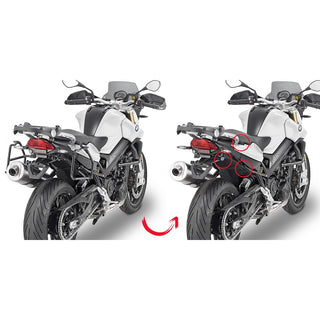 GIVI Pannier Frames Rapid Release - BMW F800GT 13-19/F800R 09-19 (Monokey)