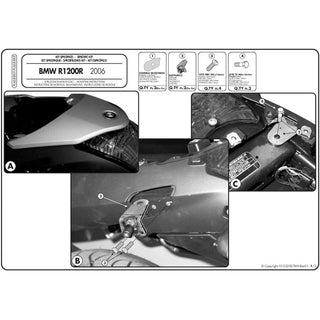 GIVI Kit to Mount PLX688 without 688FZ