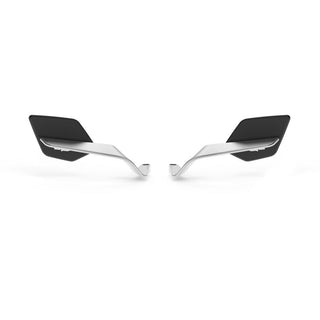Rizoma Stealth Max Mirror Pair For Naked Bikes(E-Approved) - Silver