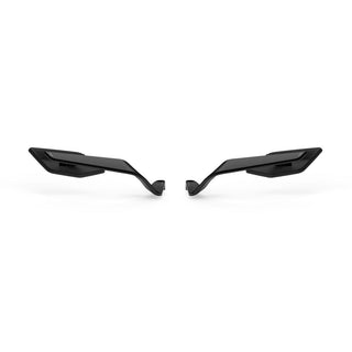 Rizoma Stealth Max Mirror Pair For Naked Bikes(E-Approved) - Black