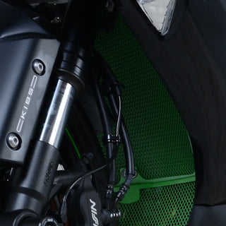 R&G Radiator Guard TITANIUM - Kawasaki ZX636 '19-