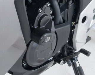 R&G Racing Aero Style Left Front Crash Protector Black for Honda CBR500R 13-15