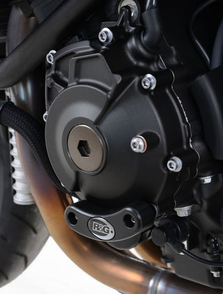 R&G Racing Left Side Engine Case Slider Black for Yamaha MT-10 (FZ-10) 16-20