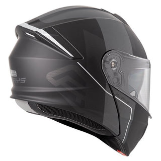 Rjays Tourtech V Modular Strive Matte Helmet - Black / Anthracite