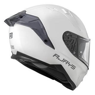 Rjays Dominator III Full Face Motorcycle Helmet - White