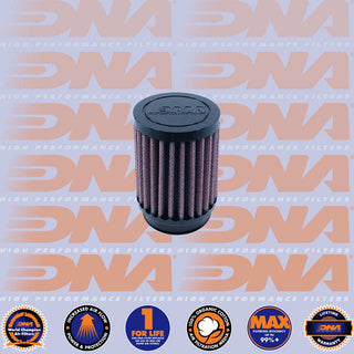 DNA POD Air Filter - Rubber Top Round Clamp On 37mm Inlet 47mm Length