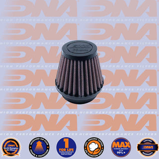 DNA POD Air Filter - Rubber Top Round Clamp On 49mm Inlet 76mm Length
