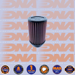 DNA POD Air Filter - Rubber Top Round Clamp On 60mm Inlet 113mm Length