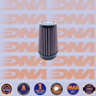 DNA POD Air Filter - Rubber Top Round Clamp On 60mm Inlet 130mm Length