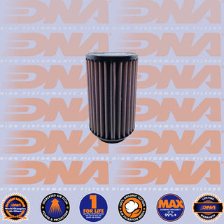 DNA POD Air Filter - Rubber Top Round Clamp On 70mm Inlet 123mm Length