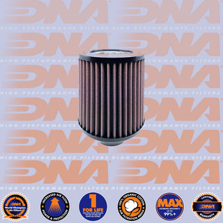 DNA POD Air Filter - Rubber Top Round Clamp On 76mm Inlet 119mm Length