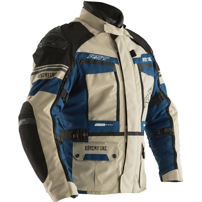 RST Adventure X-Pro CE Motorcycle Jacket - Sand/Blue