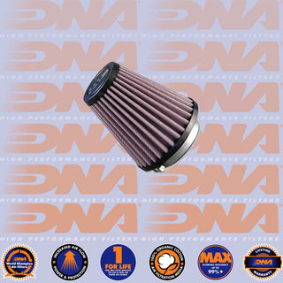 DNA POD Air Filter - RZ Series Rubber Top Clamp On 65mm Inlet 122mm Length