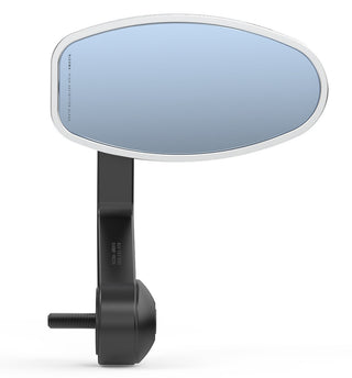 Rizoma Reverse Retro Double Sided Mirror - Silver