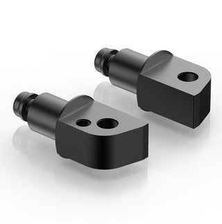 Rizoma Footpeg Adaptors For Footpegs On Yamaha R1/R6 Rider - Black