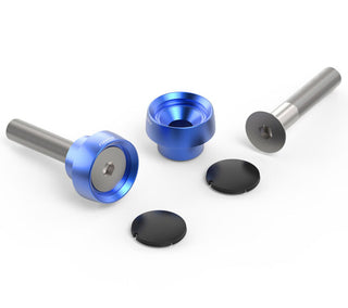 Rizoma ZBW110U OEM Hand Guard Screw Covers - Blue