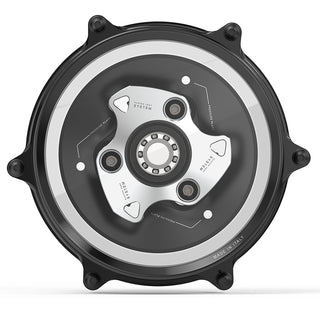 Rizoma Ducati Clutch Cover Kit ZDM179A - Black/Silver
