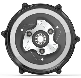 Rizoma Ducati Clutch Cover Kit ZDM181A - Black/Silver
