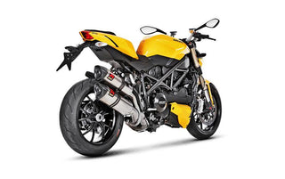 Akrapovic Slip-On Exhaust System S-D10SO6C-HZT For Ducati Streetfighter/S - MotoHeaven