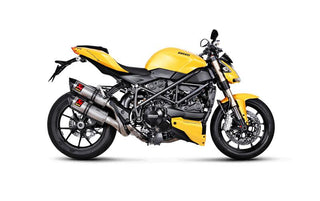 Akrapovic Slip-On Exhaust System S-D10SO6C-HZT For Ducati Streetfighter/S - MotoHeaven