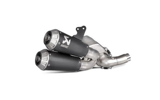Akrapovic Slip-On Exhaust System S-D8SO5-HCUBTBL For Ducati Scrambler - Titanium - MotoHeaven