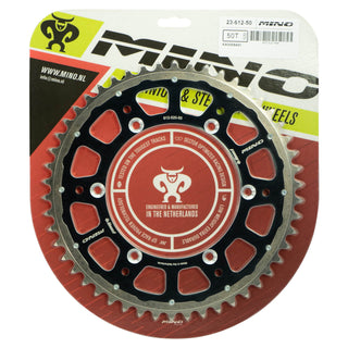 Mino 48 Tooth Kawasaki KX-KXF-KLX Fusion - Rear Sprocket for Kawasaki - Black