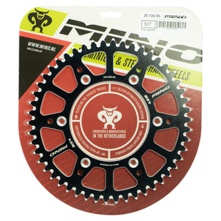 Mino 50 Tooth Alloy RM-RMZ - Rear Sprocket For Suzuki - Black