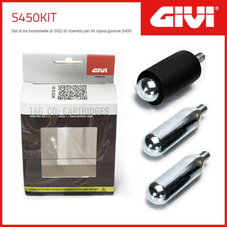 GIVI 3 Cartridges CO2-S450