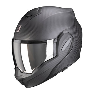 Scorpion EXO Tech Evo Carbon Solid Helmet - Matte Black