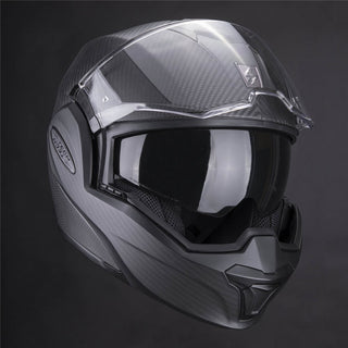 Scorpion EXO Tech Evo Carbon Solid Helmet - Matte Black
