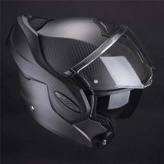 Scorpion EXO Tech Evo Carbon Solid Helmet - Matte Black