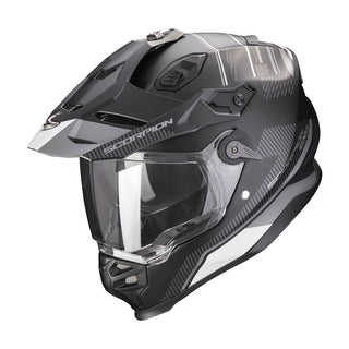 Scorpion Exo ADF-9000 Air Desert Helmet - Matt Black/Silver