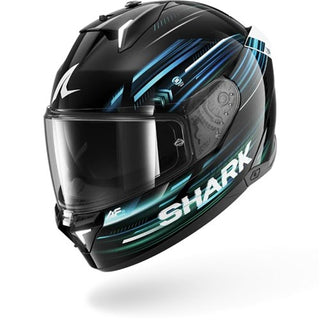 Shark Skwal i3 Light-Blur Full Face Helmet – Black/Blue/Green