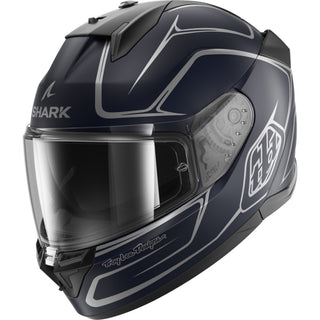 Shark D-Skwal 3 Drone Full Face Helmet - Matte Blue / Silver / Blue