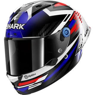Shark Aeron-GP FIM Racing #1 Speed-Vibe Full Face Helmet – Red/Blue