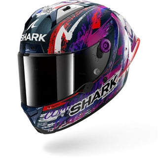 Shark Aeron-GP FIM Racing #1 Zarco Signature Replica Helmet - Blue/White/Violet
