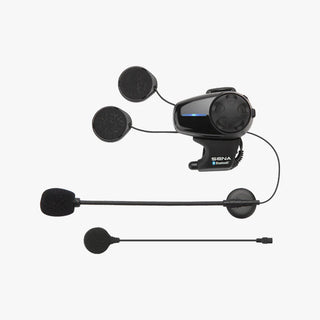 Sena SMH10 Motorcycle Bluetooth Headset & Intercom With BOOM mic - SINGLE Pack