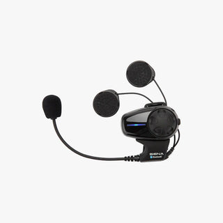 Sena SMH10 Motorcycle Bluetooth Headset & Intercom With BOOM mic - SINGLE Pack