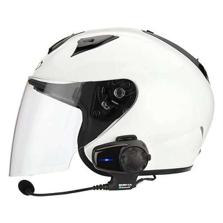 Sena SMH10 Motorcycle Bluetooth Headset & Intercom With BOOM mic - SINGLE Pack