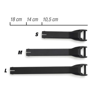 Forma Spare Strap- LGE (18CM) - Black (Each)