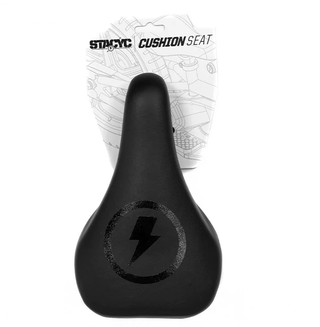 Stacyc Bolt Logo Saddle - Black