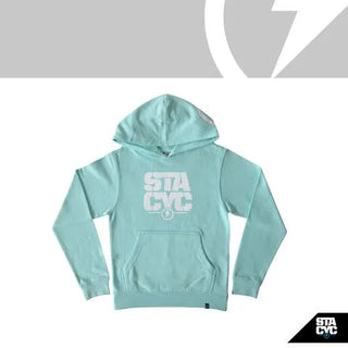 Stacyc Kids Pullover Stacked Logo Hoodie - Mint