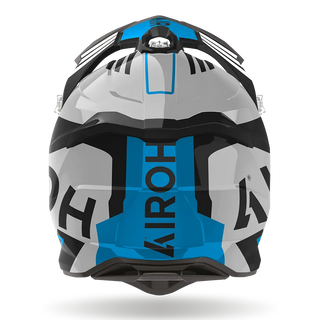 Airoh Stryker Brave Off Road Helmet - Gloss Blue/Grey