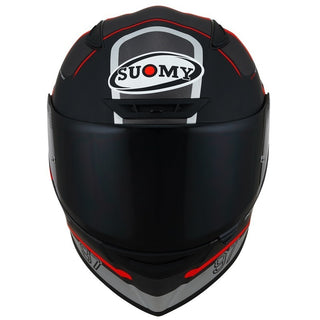 Suomy Track-1 E06 Ninety Seven Helmet - GunMetal-Red