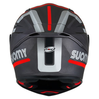 Suomy Track-1 E06 Ninety Seven Helmet - GunMetal-Red