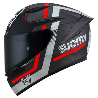 Suomy Track-1 E06 Ninety Seven Helmet - GunMetal-Red